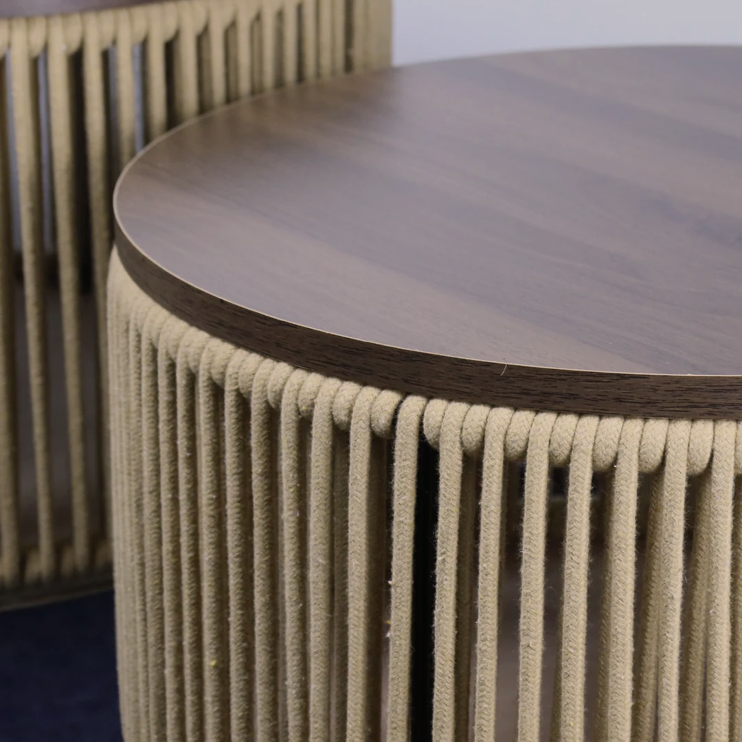 Rope Accent Table With Storage