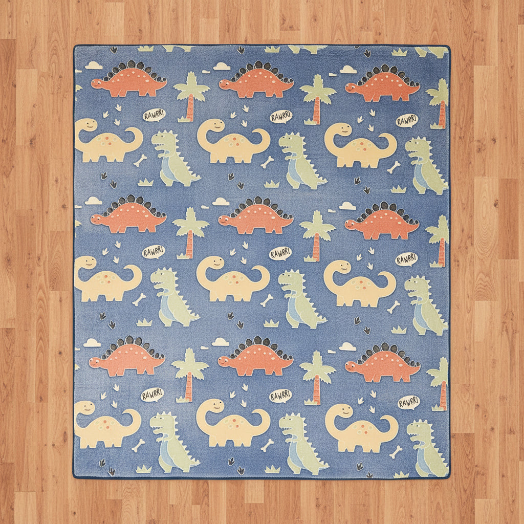 BLUE KIDS RUG 150CM x 200CM YGD-1 3085