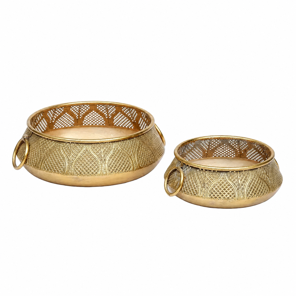 Rustic Lattice Design Bowl
