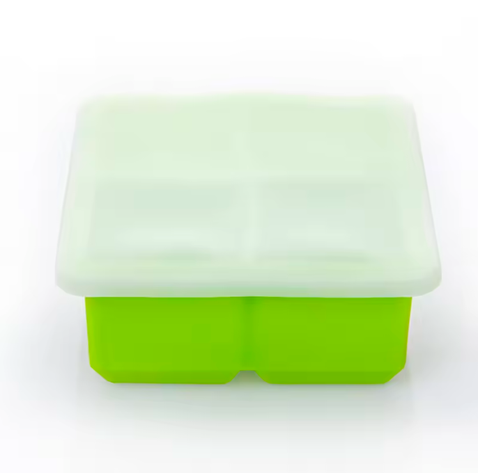 4 Frames Ice Cube Tray With Lid