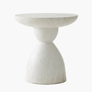 Sculptural White Magnesium Coffee Table