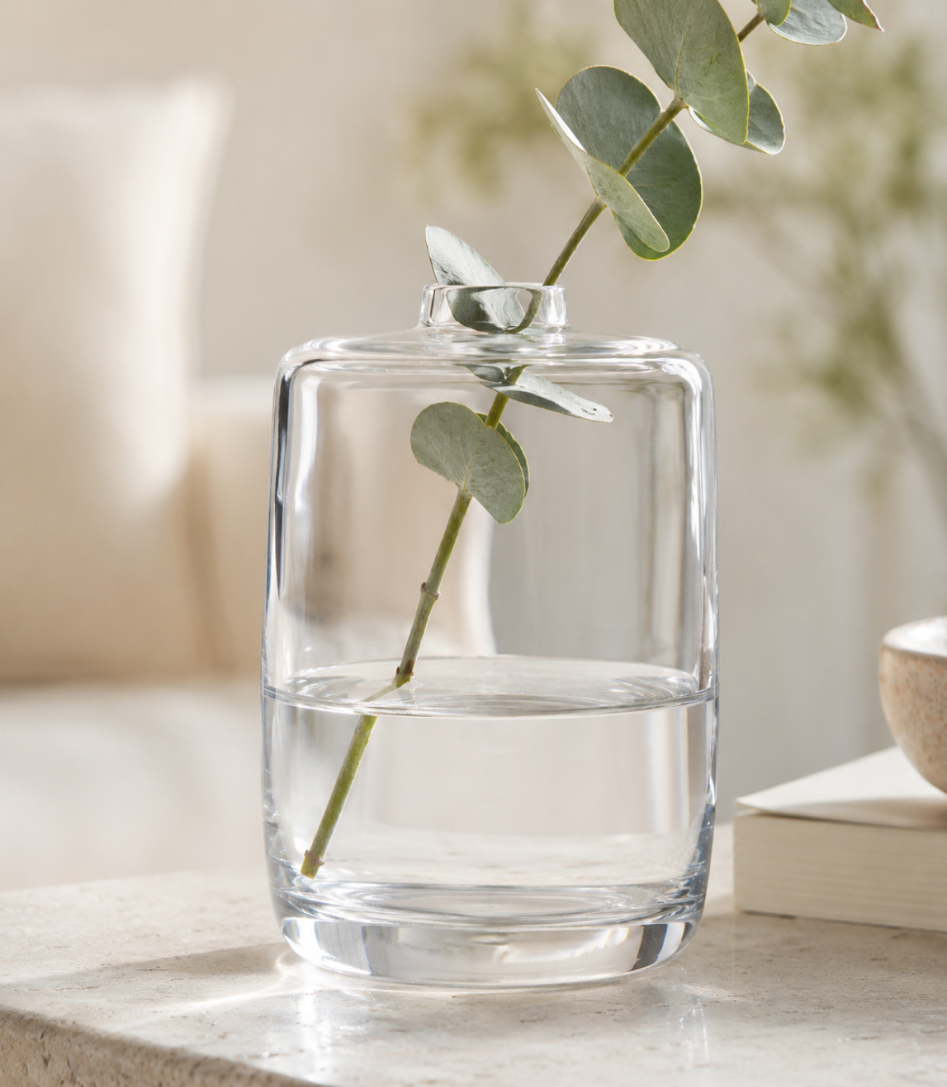 Simple Clear Glass Vase