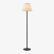 Steel Pleated Shade Floor Lamp