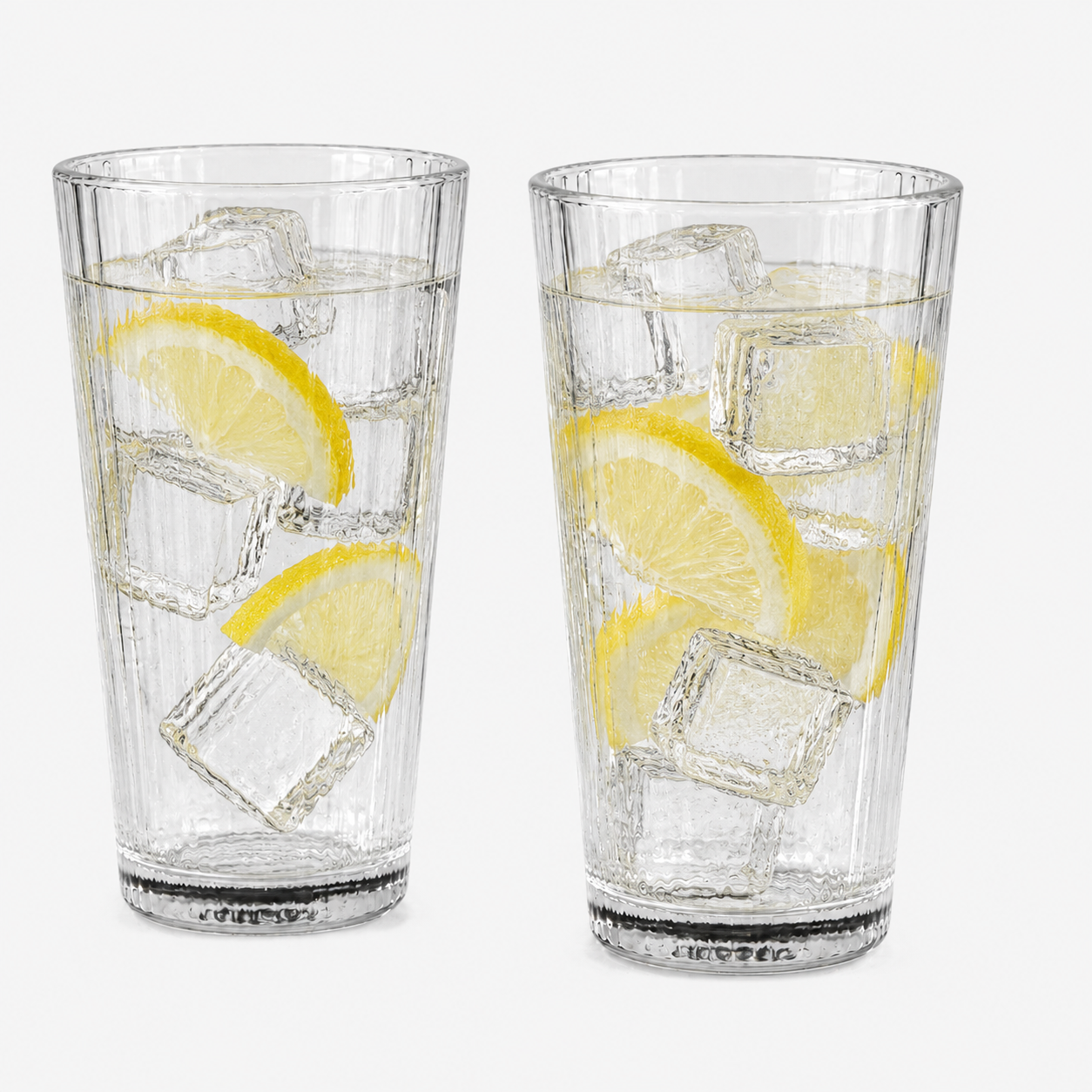 Striped Drinking Glass