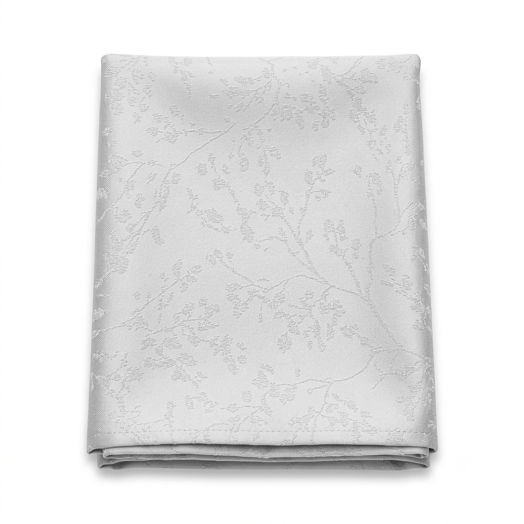 Monochrome Jacquard Tablecloth