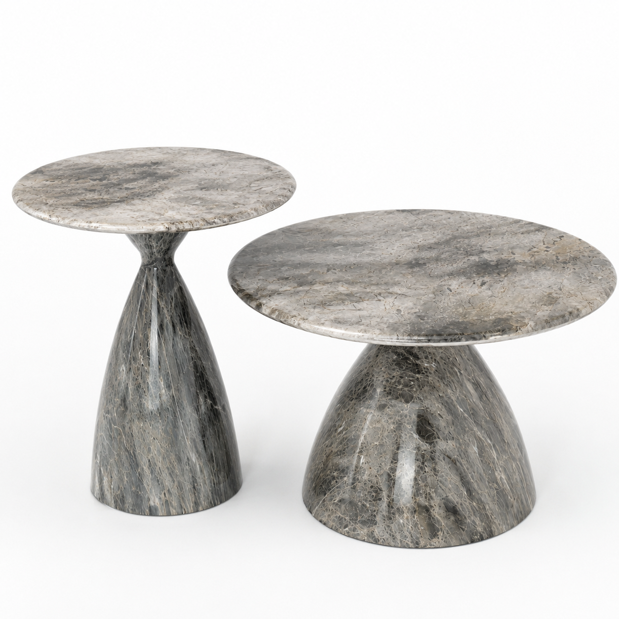 Marble Top Coffee Table Set