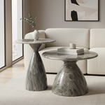 Load image into Gallery viewer, Marble Top Coffee Table Set
