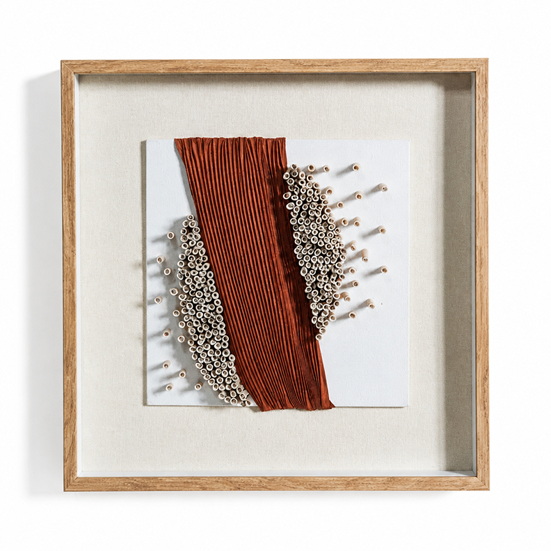 Terracotta Weave Wall Art