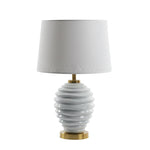 Load image into Gallery viewer, White table lamp
