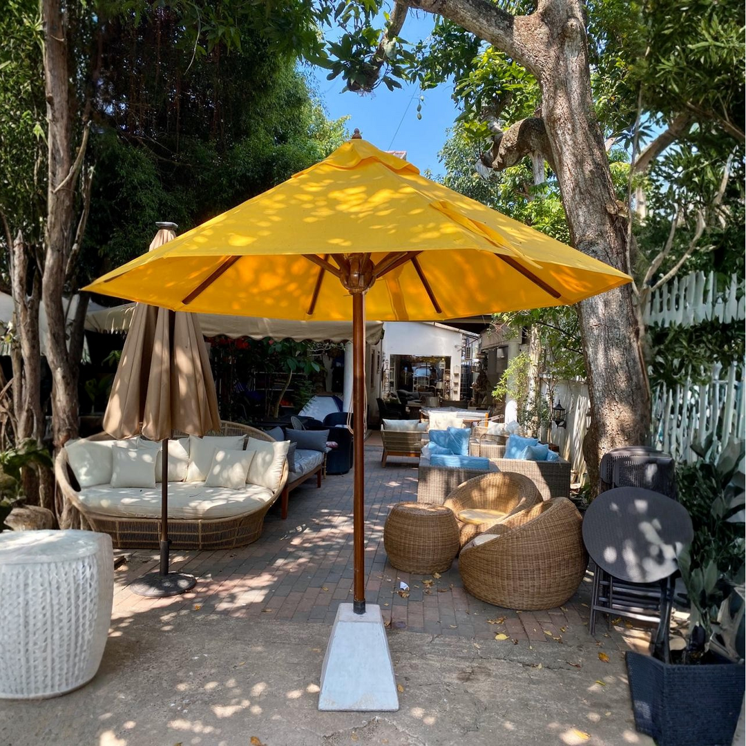 Premium Teak Outdoor Umbrella