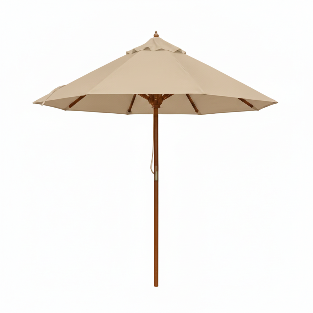 Teak Outdoor Umbrella