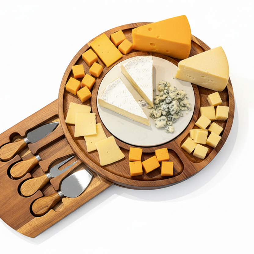 round cheese board
