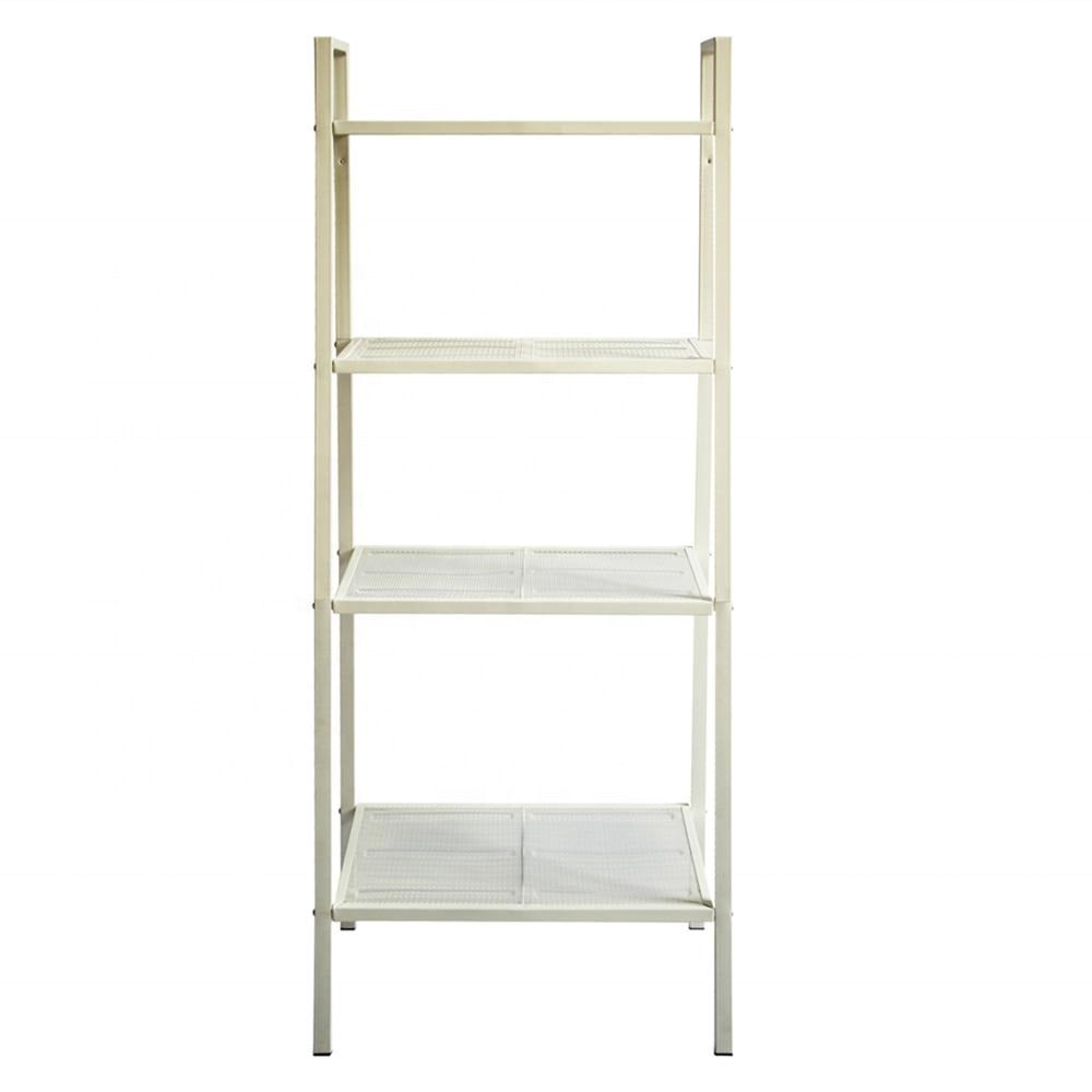 4-Tier White Storage Rack