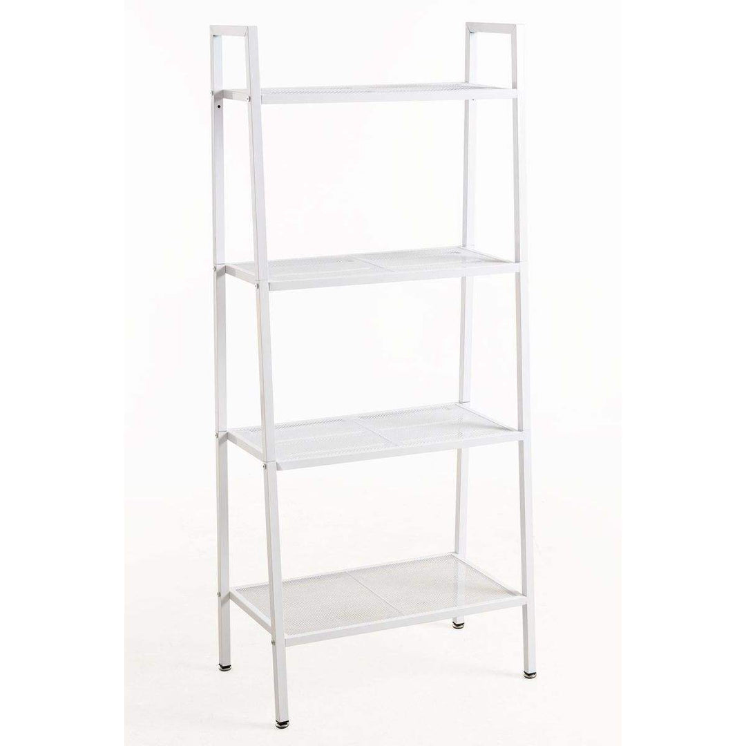 4-Tier White Storage Rack