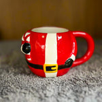 Load image into Gallery viewer, Ceramic Santa Mug Set 3pc - CER062
