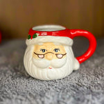 Load image into Gallery viewer, Ceramic Santa Mug Set 3pc - CER062
