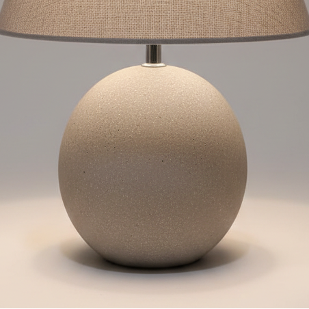 Silver Table Lamp