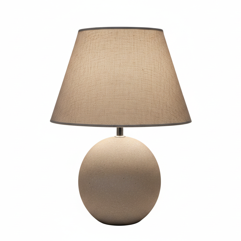 Silver Table Lamp
