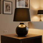 Load image into Gallery viewer, Black Table Lamp
