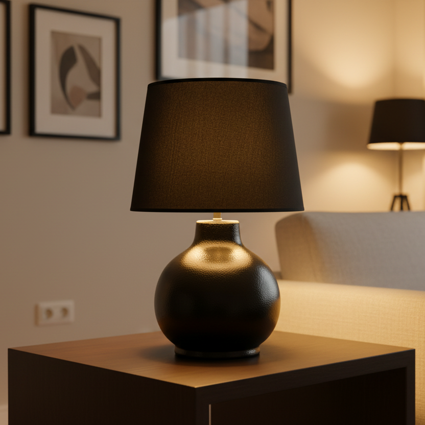 Black Table Lamp