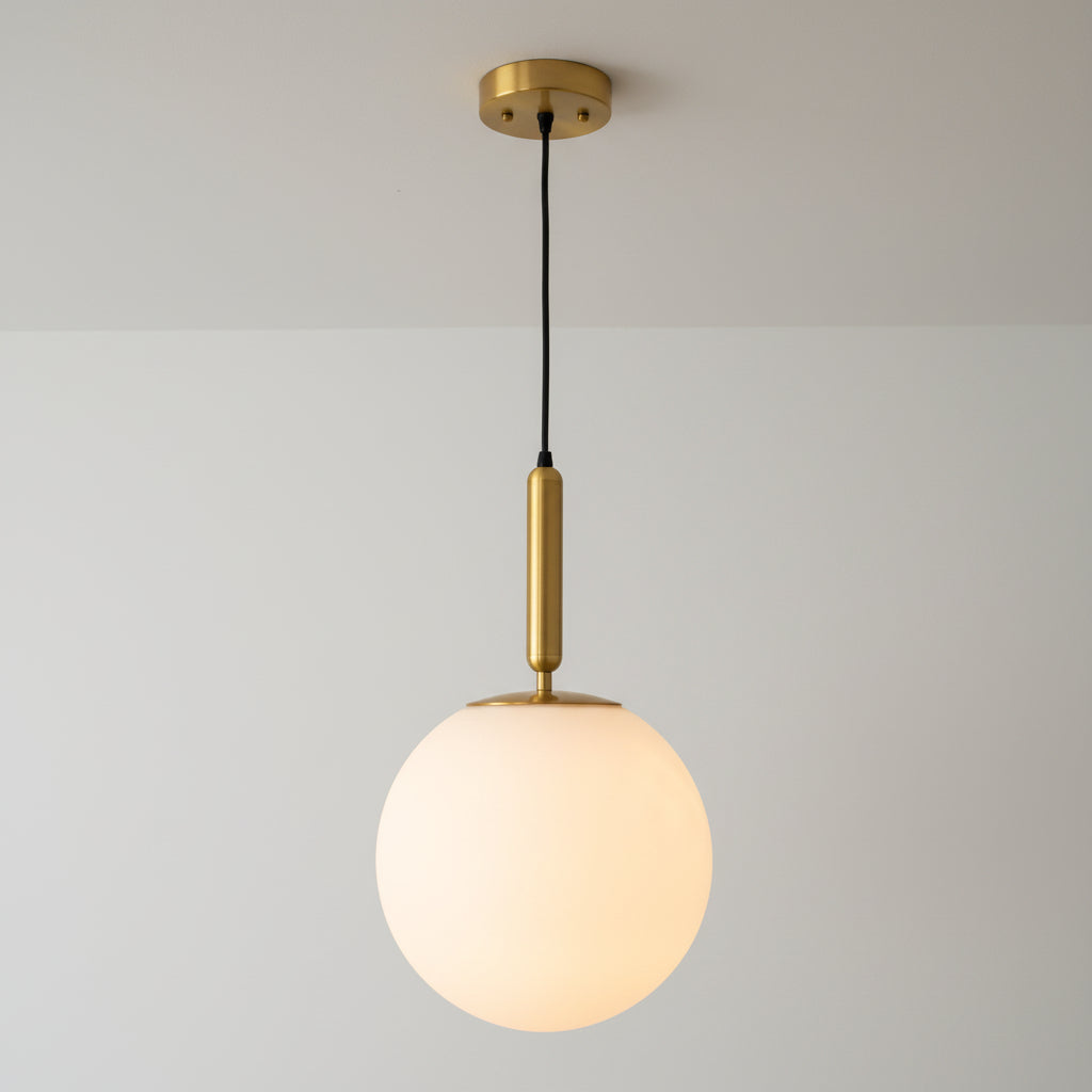 Gold 25 cm Ball Pendant Ceiling Light