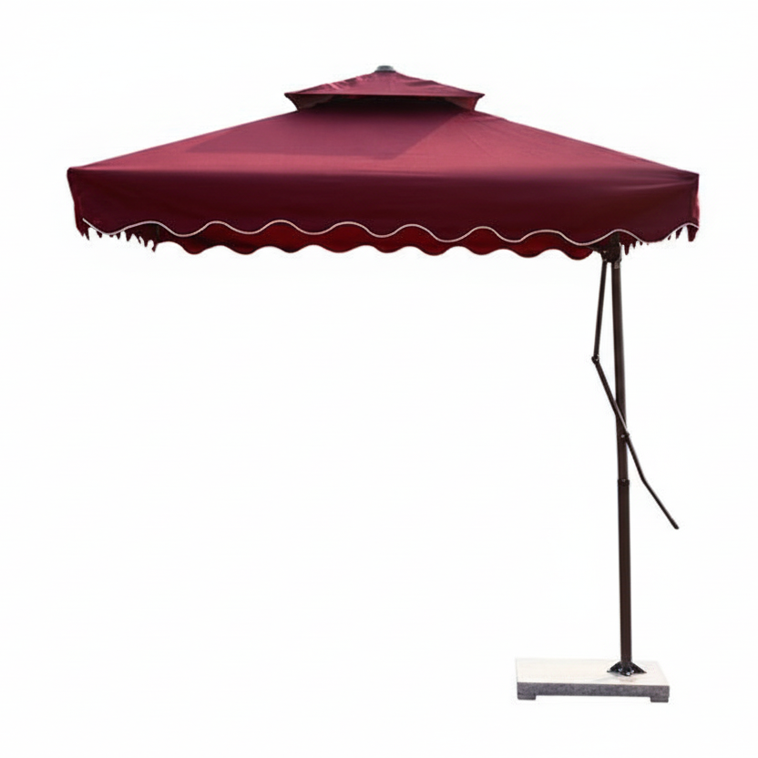 Side Pole Square Umbrella 2.4m X 2.4m
