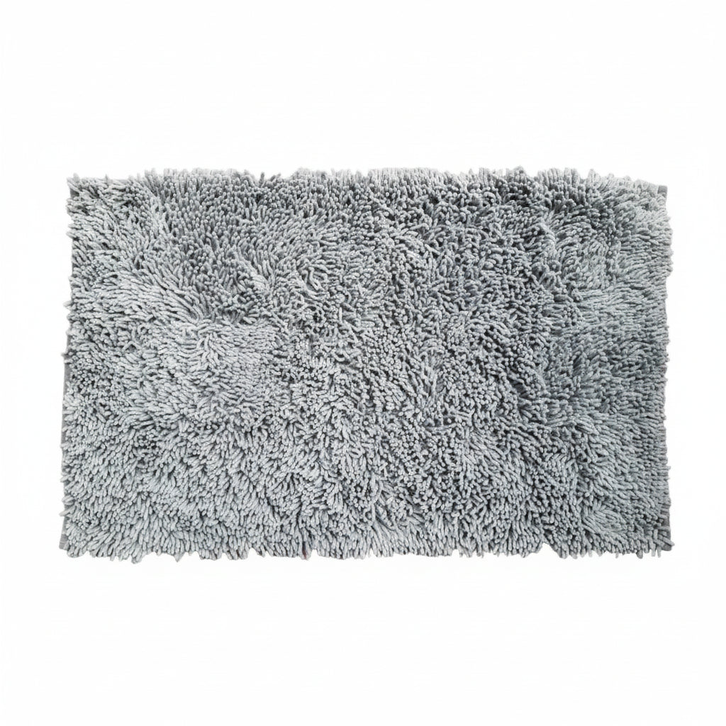 Grey Bathroom Carpet 45cm x75cm