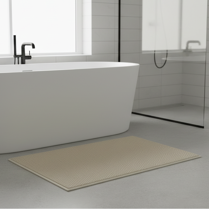 Plain Bathroom Carpet 50cm x 80cm