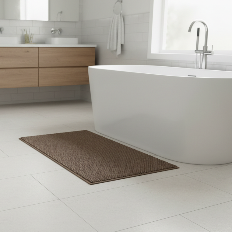 Plain Bathroom Carpet 50cm x 80cm