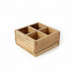 Load image into Gallery viewer, 4 Compartment Wooden Storage Box

