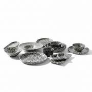 Black & White Dinnerware Set