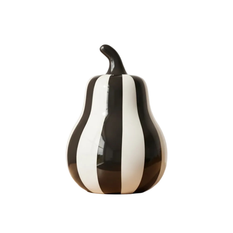 Black & White Long Pumpkin