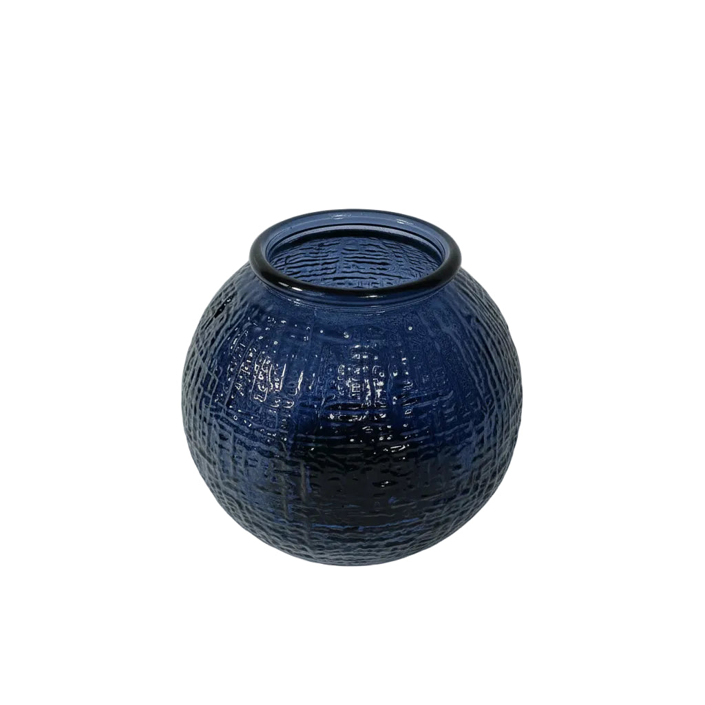Blue Ball Vase