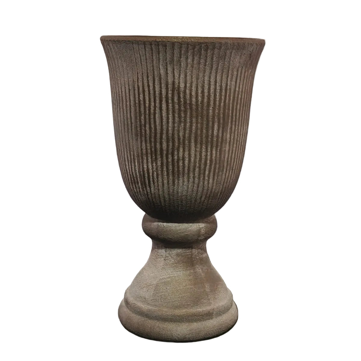Striped Tall Vase
