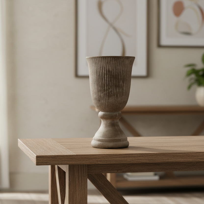 Striped Tall Vase