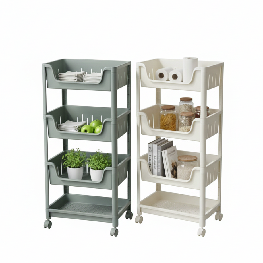 4 Layer Storage Trolley