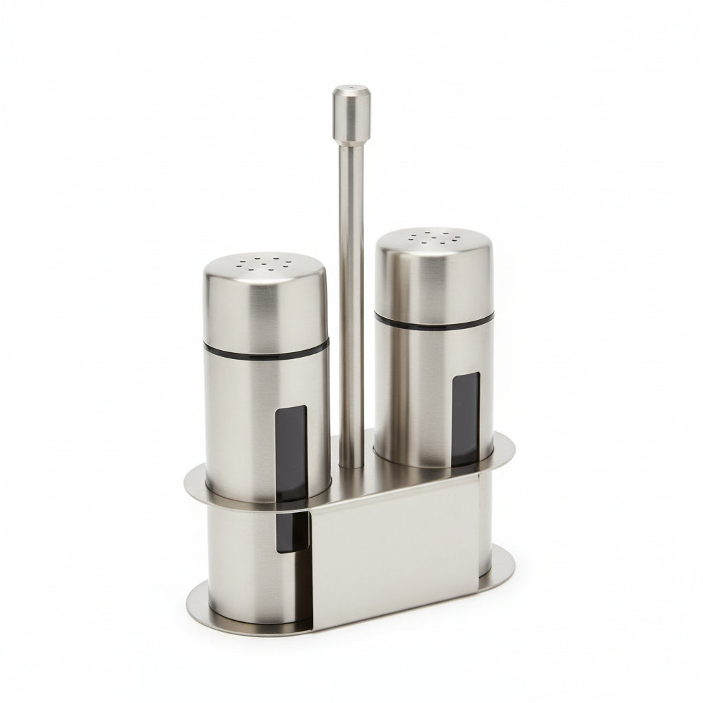 Salt & Pepper Shaker With Carrying Handle