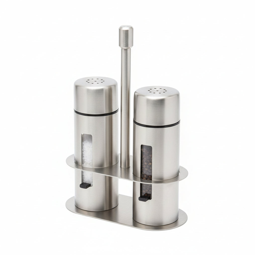 Salt & Pepper Shaker With Carrying Handle
