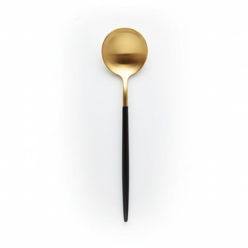 Black & Gold Cutlery Set