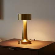 Gold Rechargeable Sensor Table Lamp