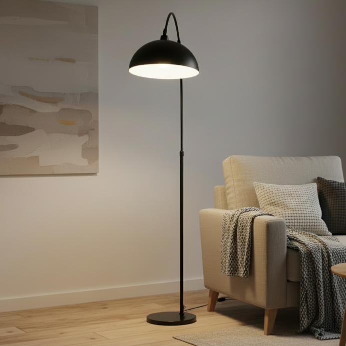Black Arch Floor Lamp