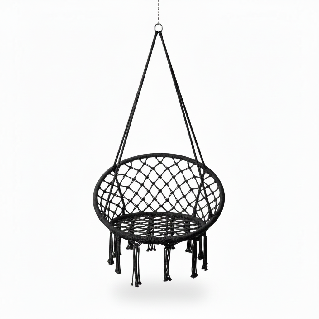 White Round Hammock Chair
