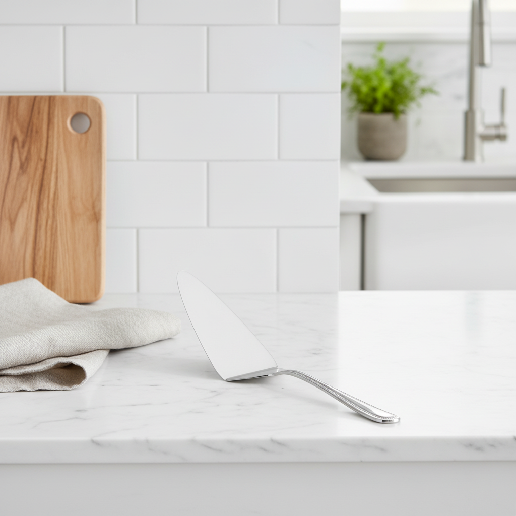 Silver Cake Server
