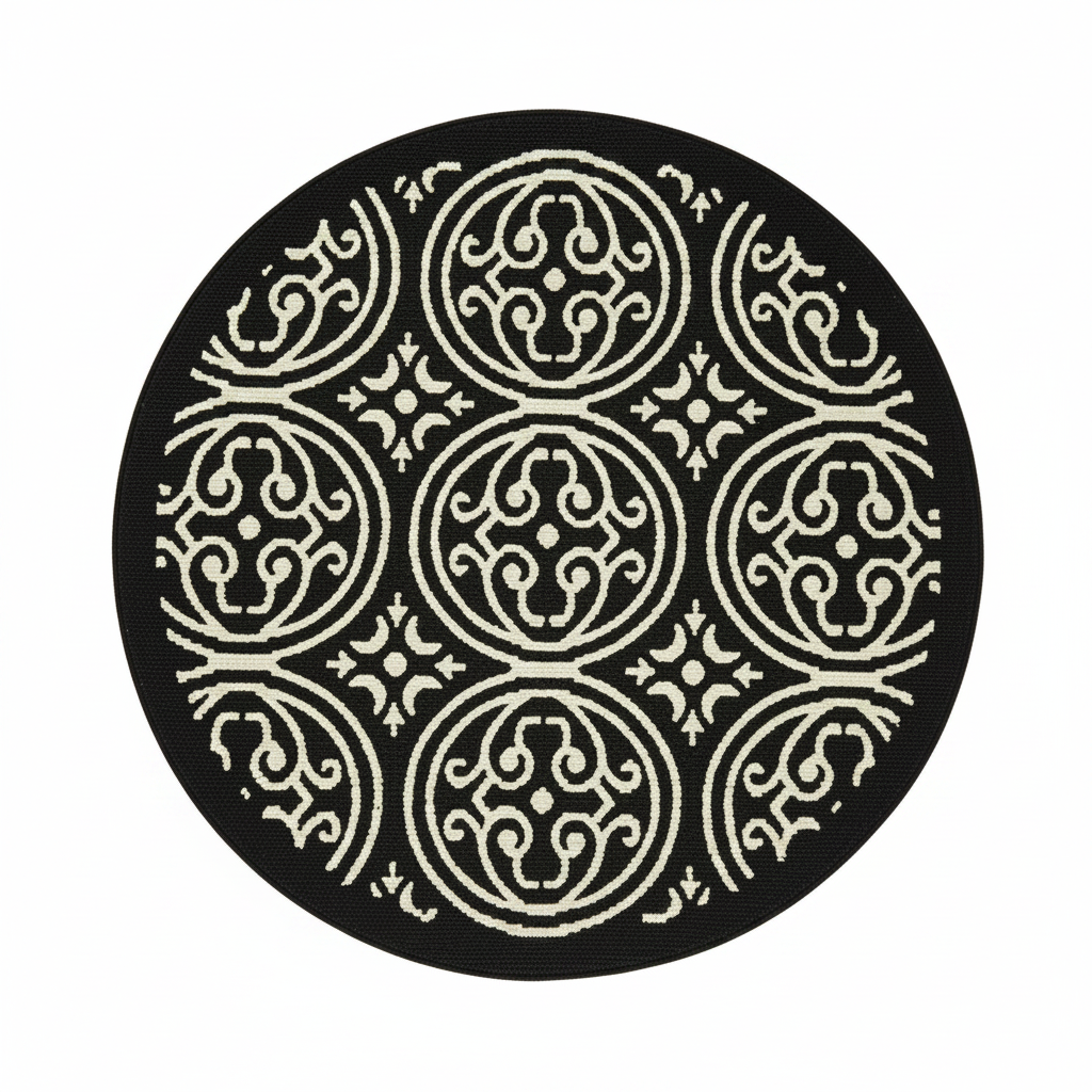 Design Round Rug 120Cm
