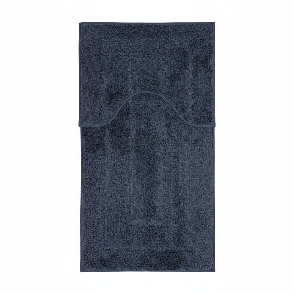 Plain Bathroom Carpet Set 80Cmx50Cm
