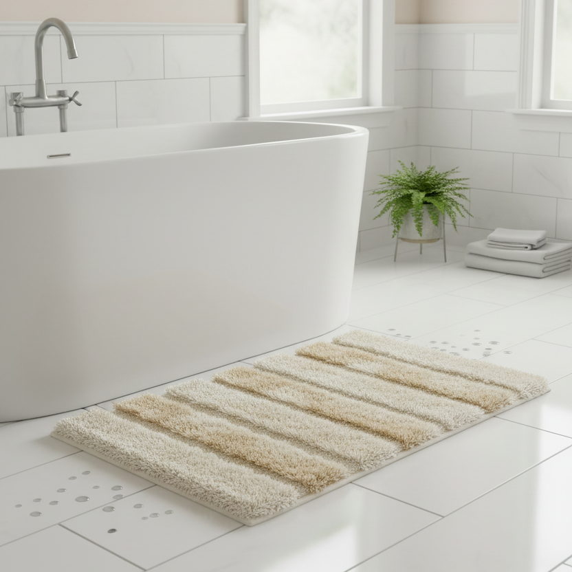 Fur Bathroom Carpet 40Cm X 60Cm