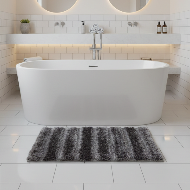 Fur Bathroom Carpet 40Cm X 60Cm