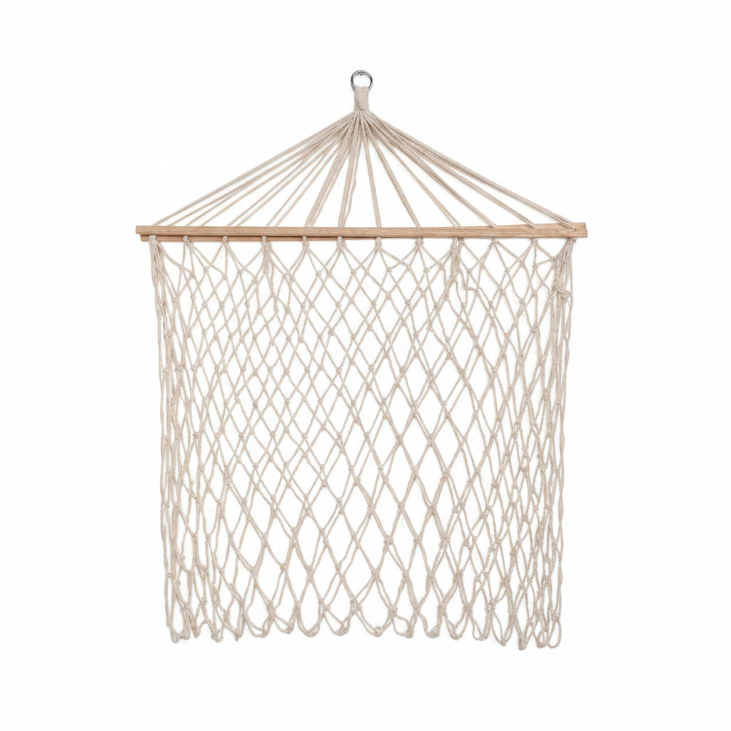 Rope Hammock Wood 100cm X 200cm