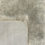 Grey High-Pile Shag Rug
