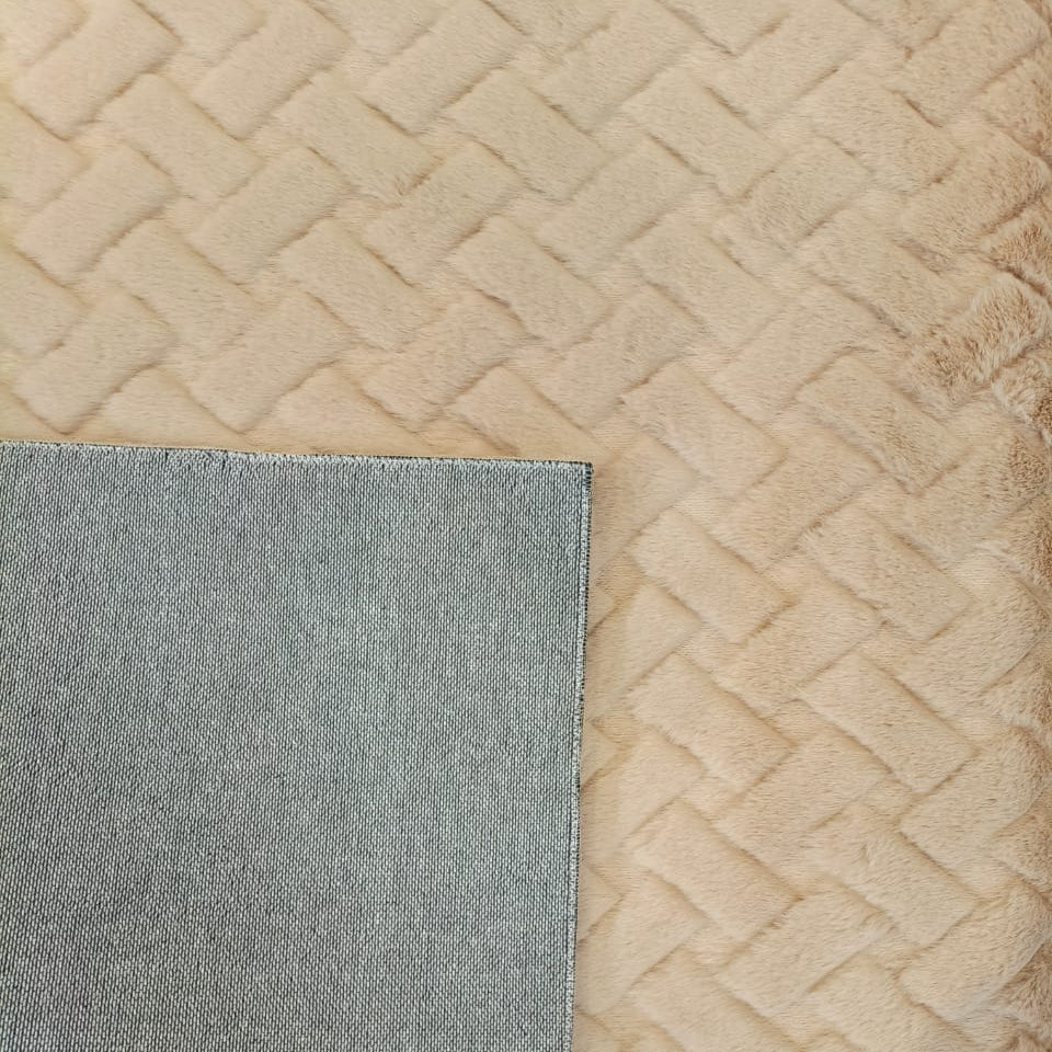 Textured Fur Rug
